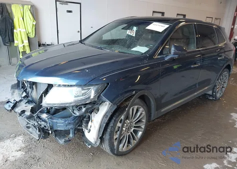 2017 Lincoln Mkx Reserve z USA, uszkodzony, nr VIN 2LMPJ8LP8HBL44124